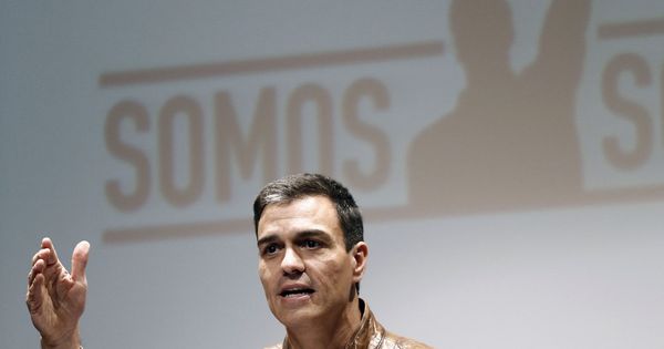 Foto: Pedro Sánchez en un acto en Pamplona. (EFE)