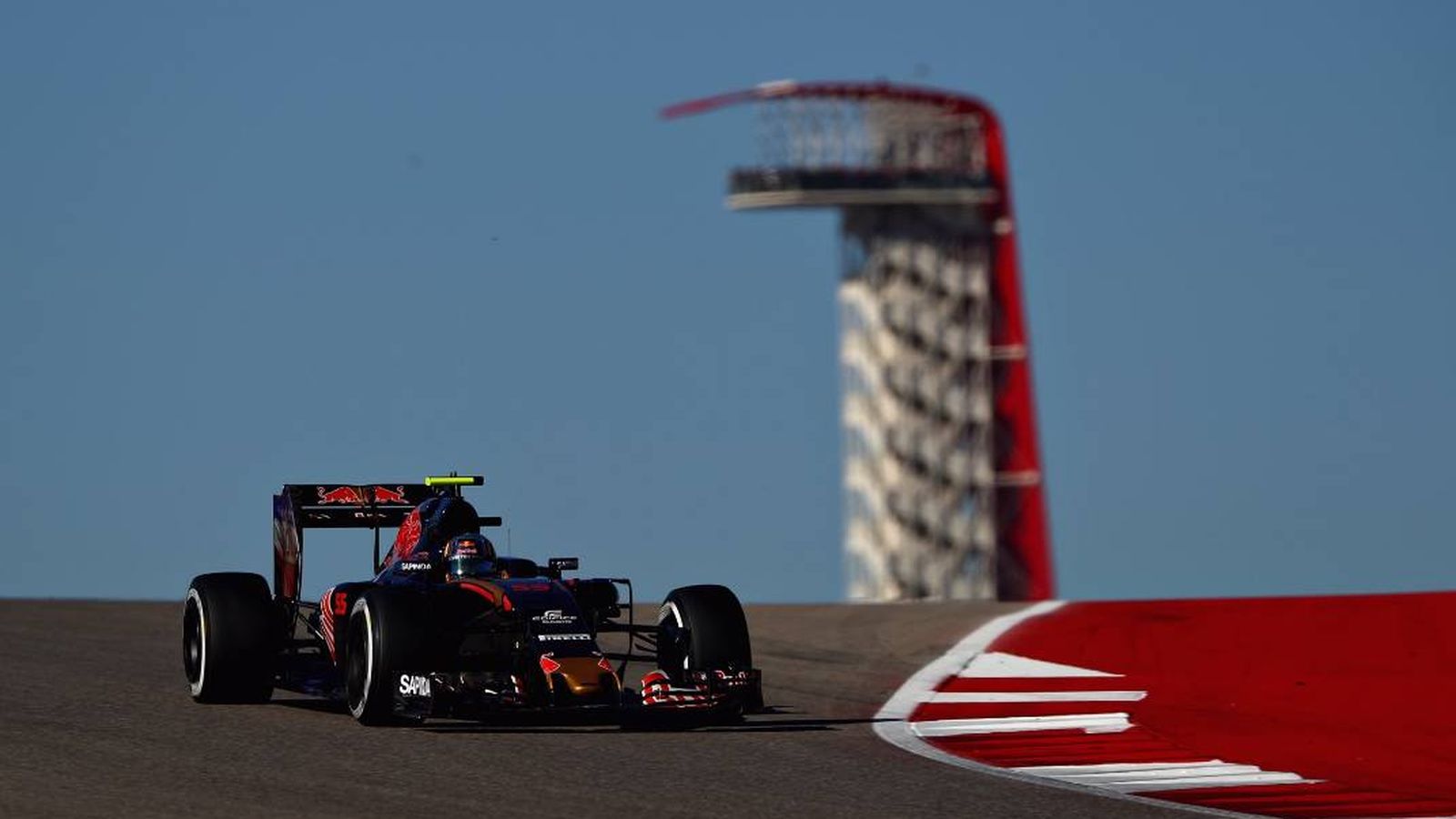 Foto: Carlos Sainz durante la clasificación en el GP de Estados Unidos.