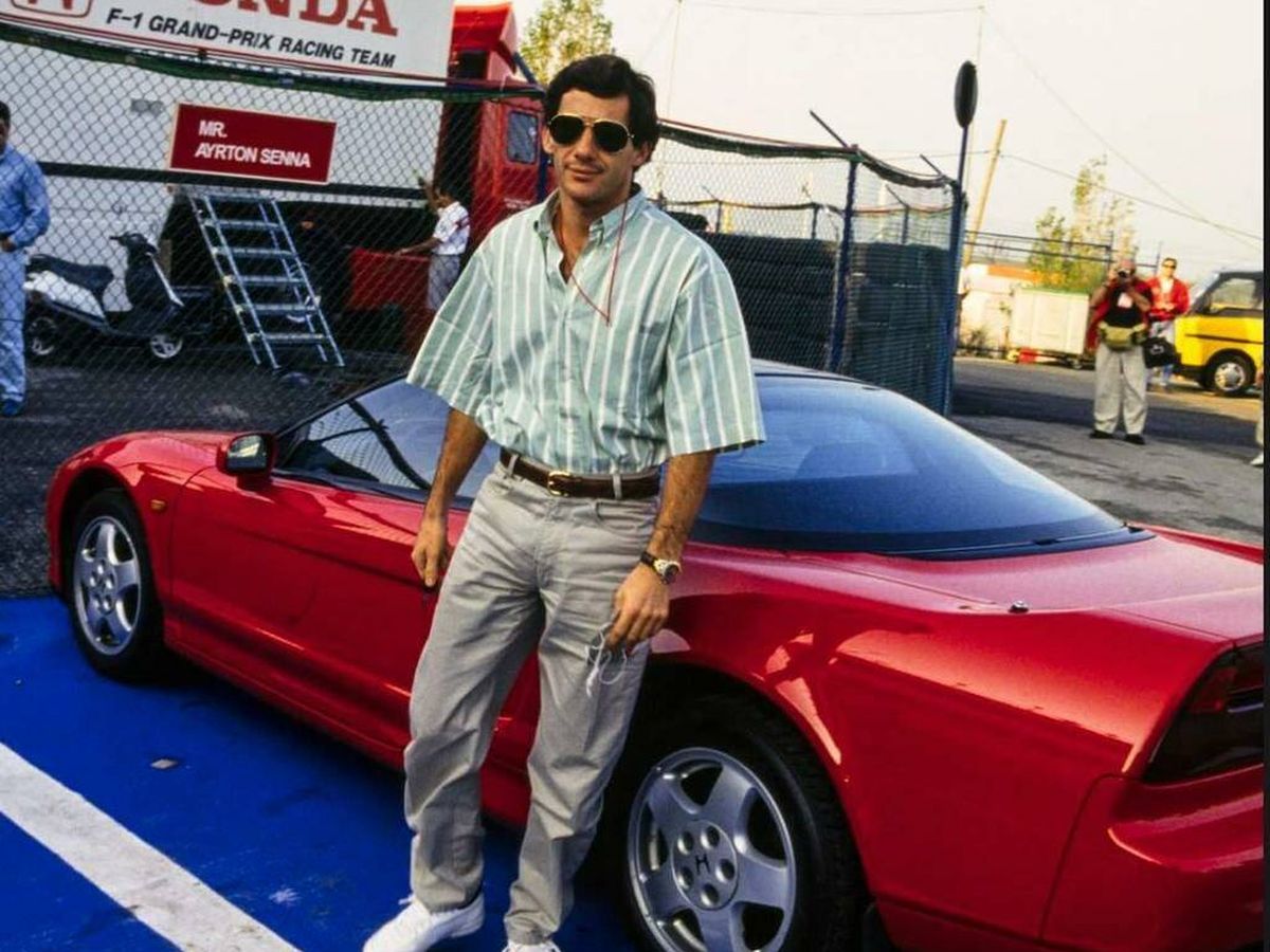 Foto: Senna fue visto en diferentes Grandes Premios con el NSX rojo. (Auto Trader)