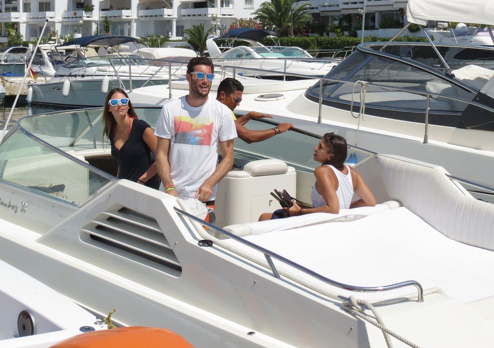 Foto: Helen Lindes y Rudy Fernández este mes de julio en Ibiza. (I.C.)