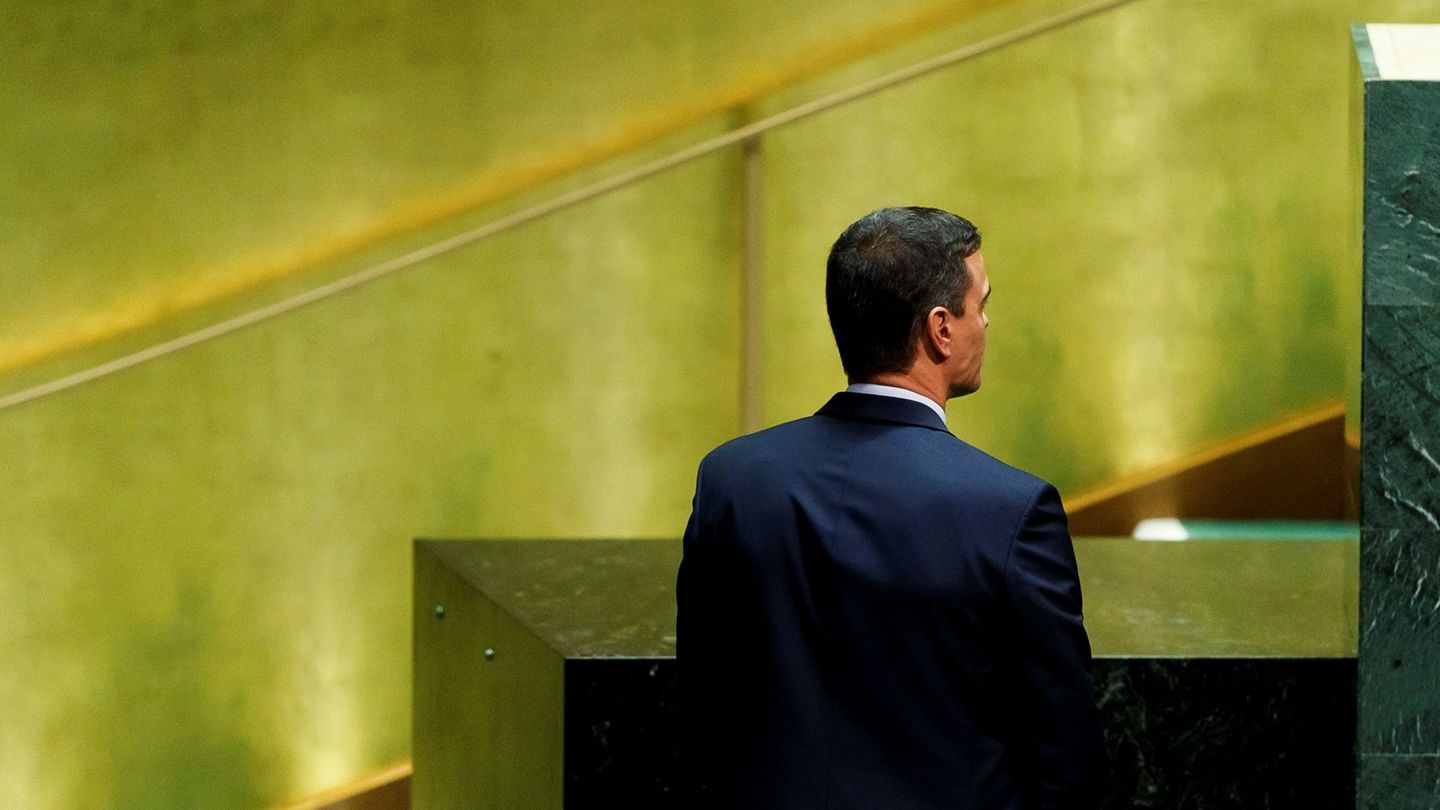 Pedro Sánchez, el pasado 24 de septiembre en la ONU, en Nueva York. (Reuters)