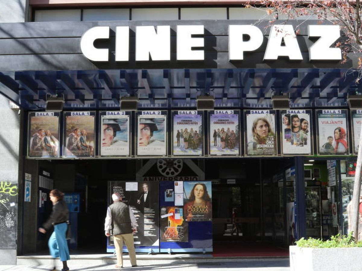 Foto: El Cine Paz, situado en la calle Fuencarral de Madrid. (E. Torrico)
