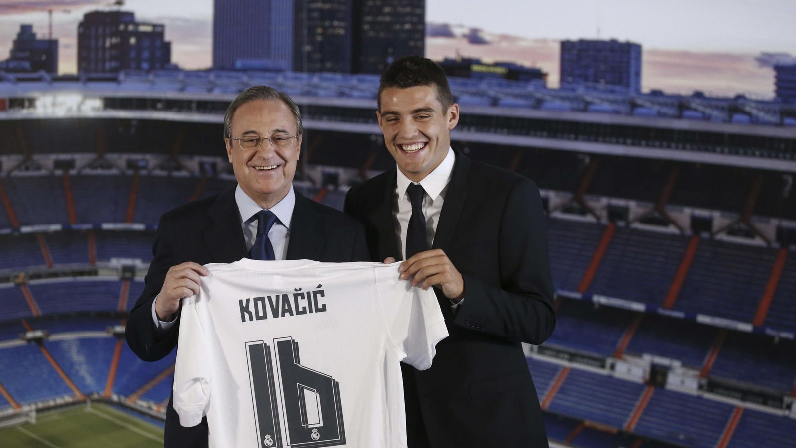 Foto: Mateo Kovacic, en su presentación como nuevo jugador del Real Madrid (Efe).