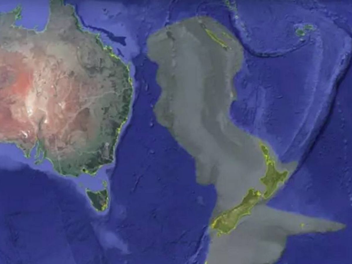 Foto: El Anillo de Fuego del Pacífico dio forma al continente de Zelandia. (CC/YouTube)
