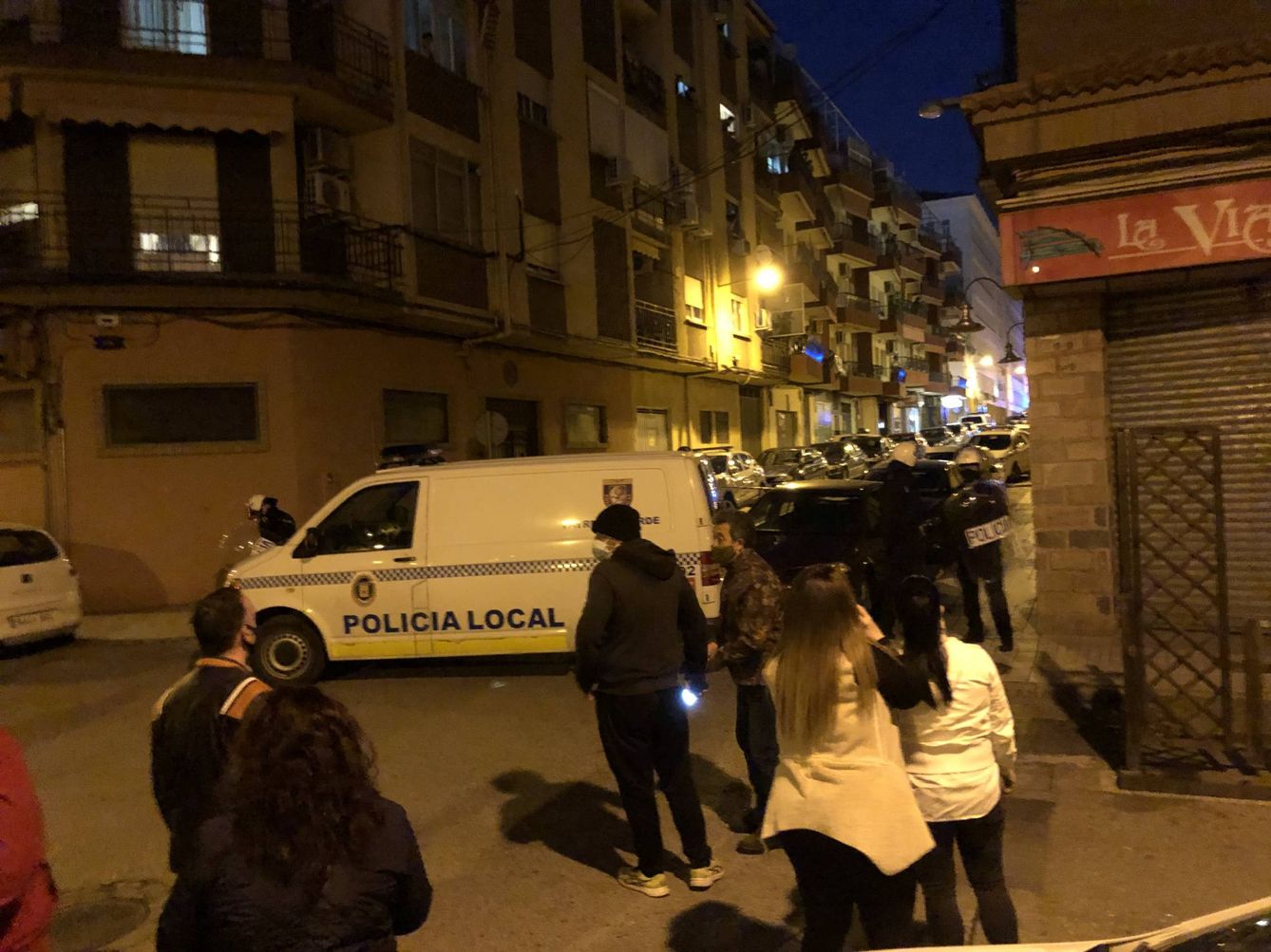 Calles cortadas en Linares (EC)