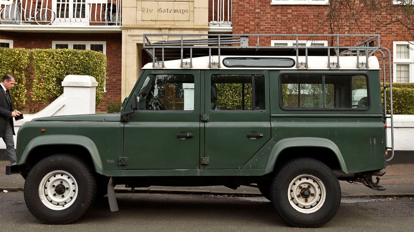 Un modelo de Land Rover Defender. (Reuters)