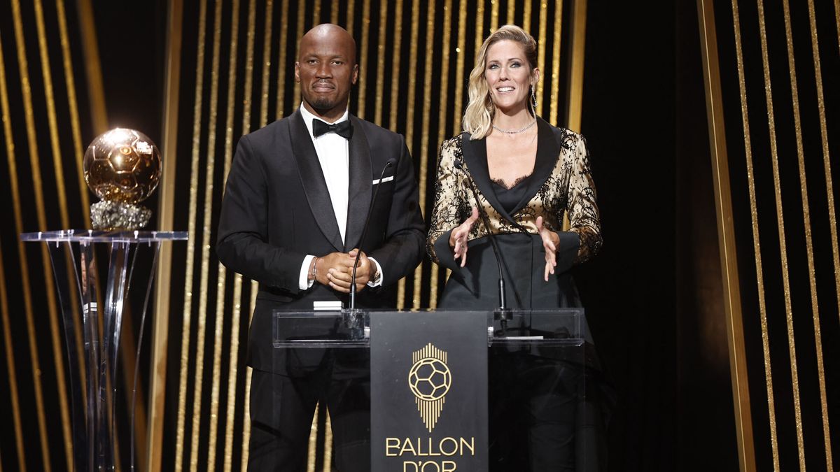 Quiénes son Didier Drogba y Sandy Heribert, presentadores de la gala Balón de Oro 2023