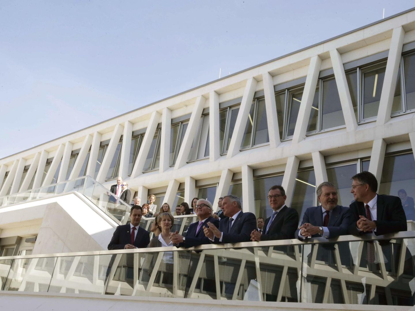 El Colegio Alemán de Madrid, el día de su inauguración. (EFE/Zipi)