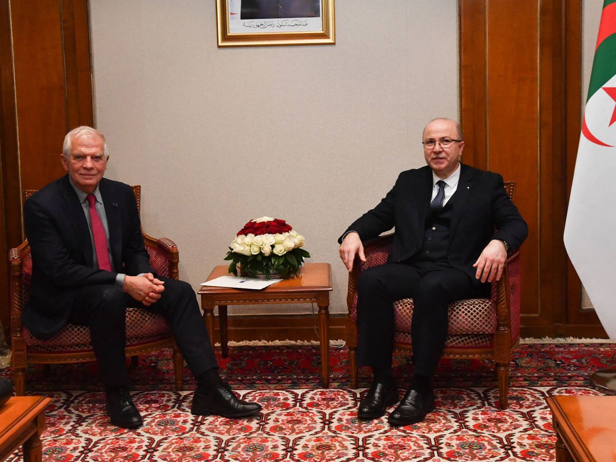Foto: Josep Borrell y el primer ministro argelino, Aimen Benabderrahmane. (European Union/Ryad Kramdi)