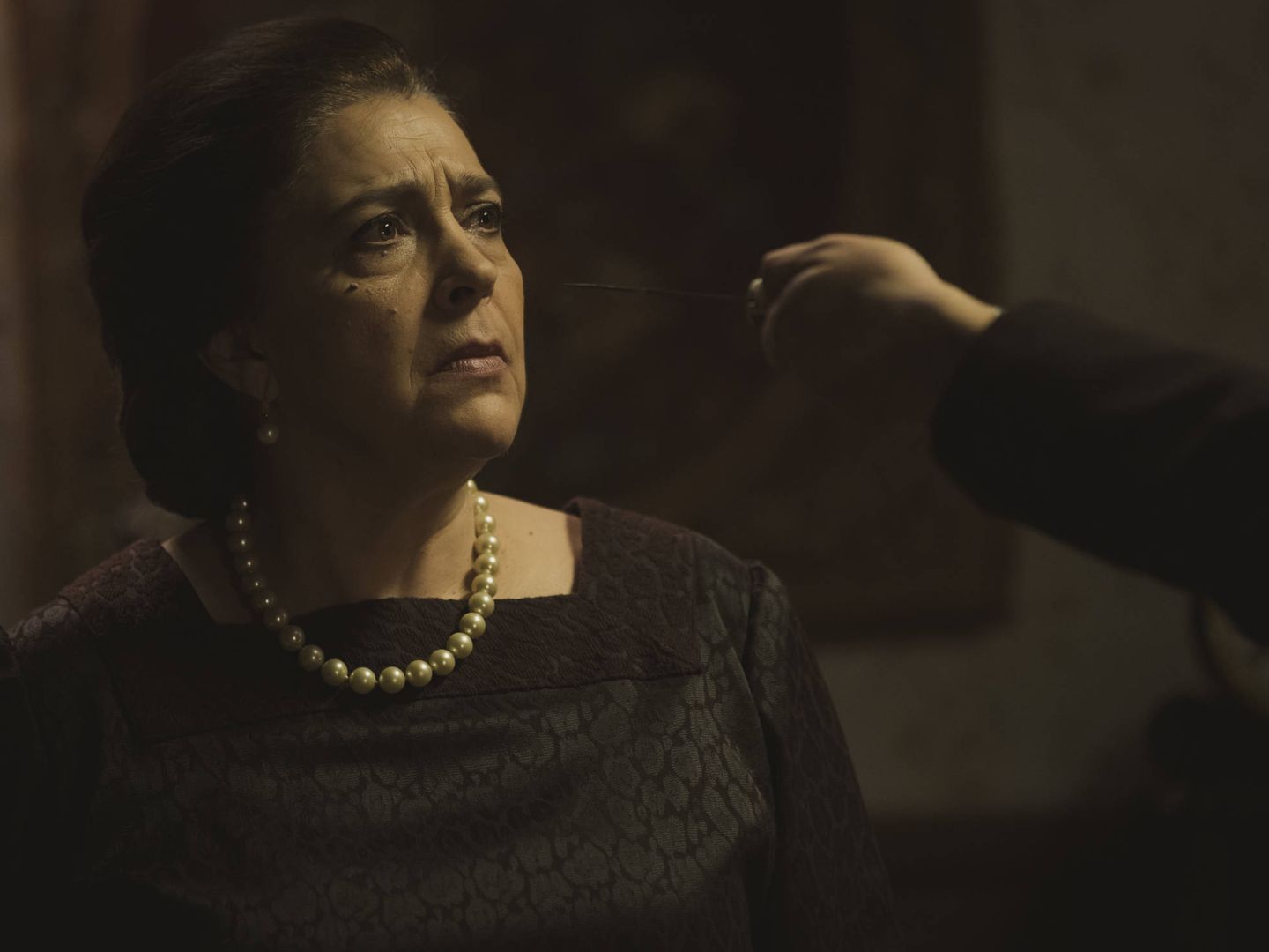 Doña Francisca, en el final de 'El secreto de Puente Viejo'. (Antena 3)