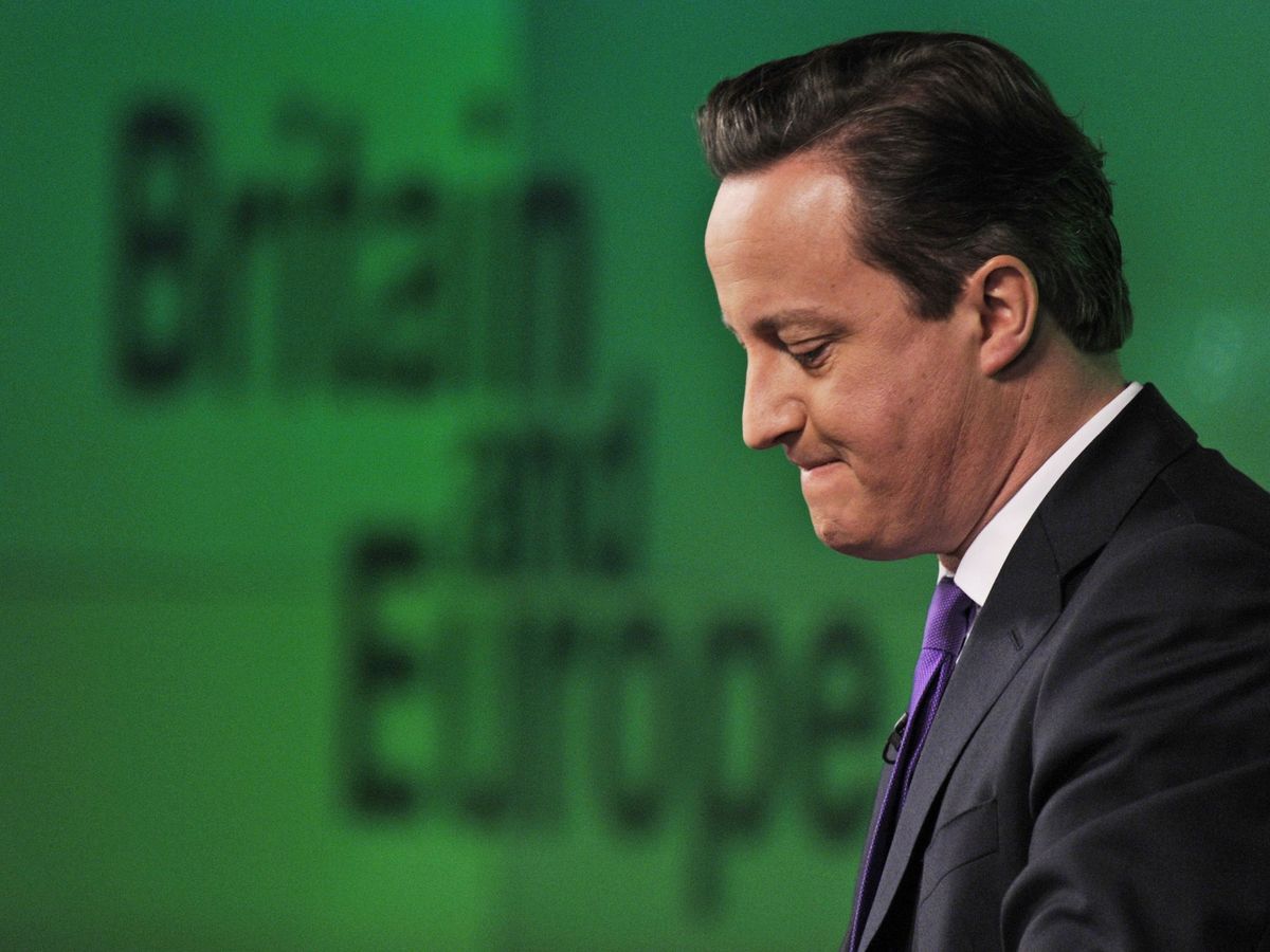 Foto: Foto de archivo del ex primer ministro británico David Cameron. (EFE)