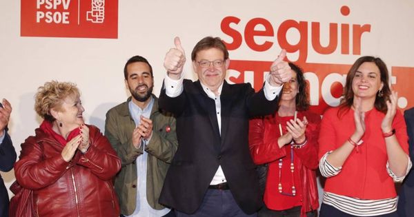 Foto: Ximo Puig, tras valorar los resultados de las elecciones autonómicas. (PSPV-PSOE)