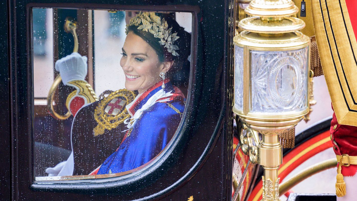 Kate Middleton, en la coronación de Carlos III. (Reuters)