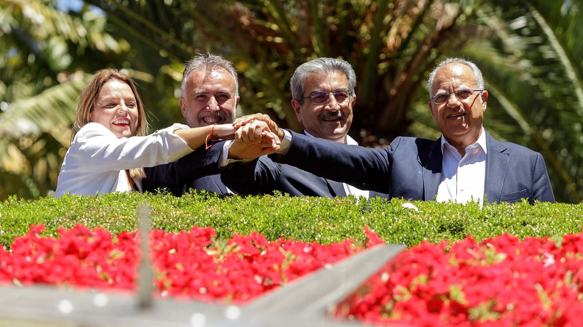 La izquierda presenta el 'pacto de las flores' en Canarias pero sin estructura de Gobierno
