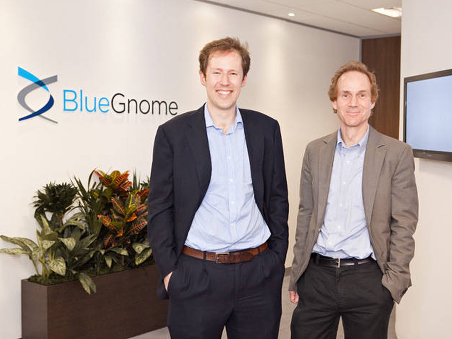 Graham Snudden (i), fundador de BlueGnome. (Cambridgenetwork)