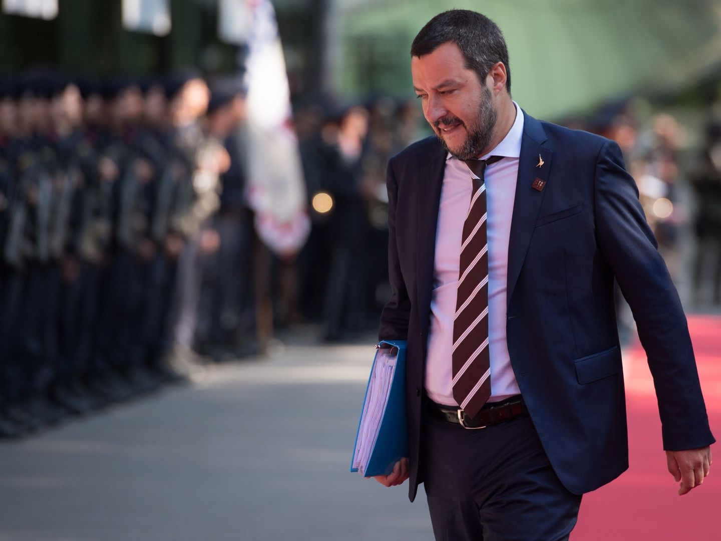 El ministro del Interior italiano, Matteo Salvini, el 12 de junio de 2018. (EFE)