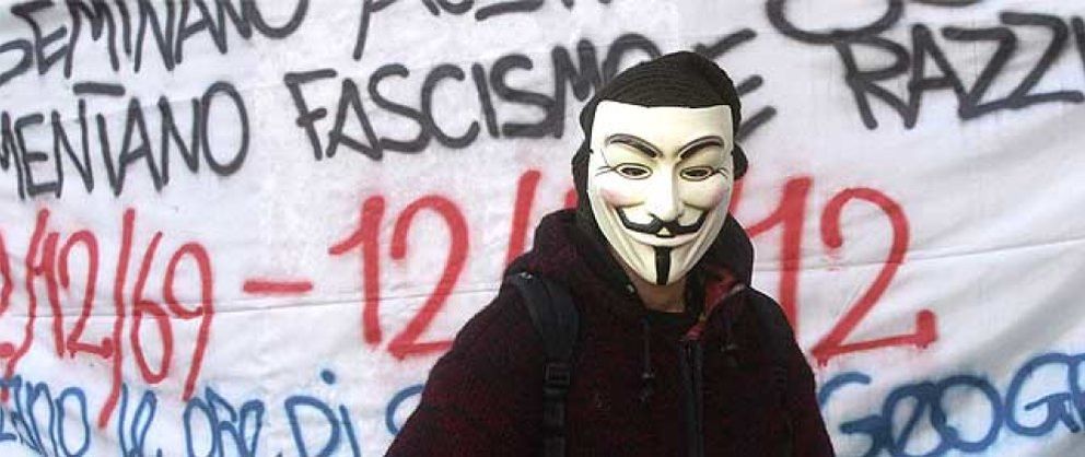 Foto: Italia entre 'V de Vendetta' y la regeneración política
