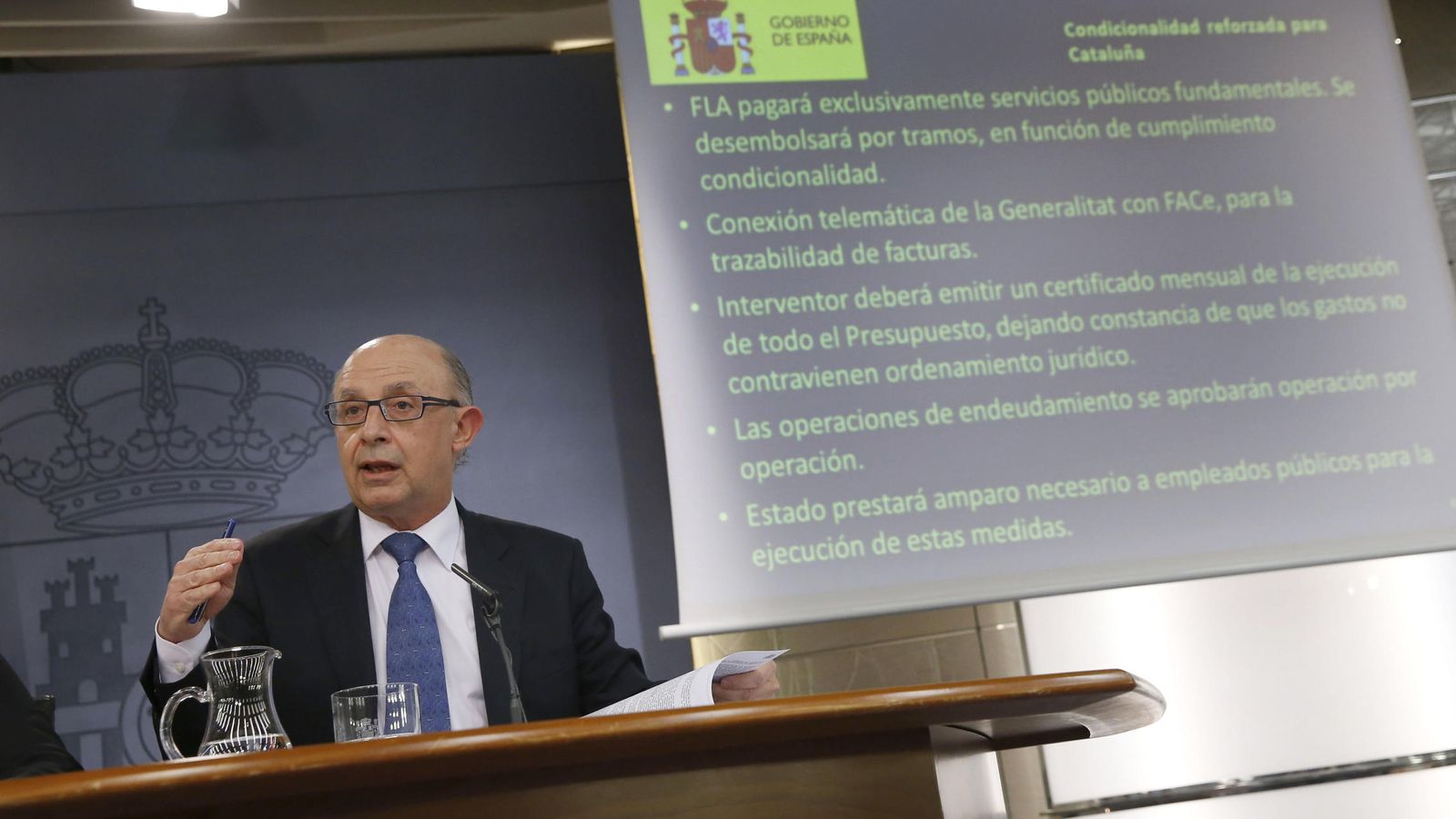 Foto:  El ministro de Hacienda y Administraciones Públicas, Cristóbal Montoro. (EFE)