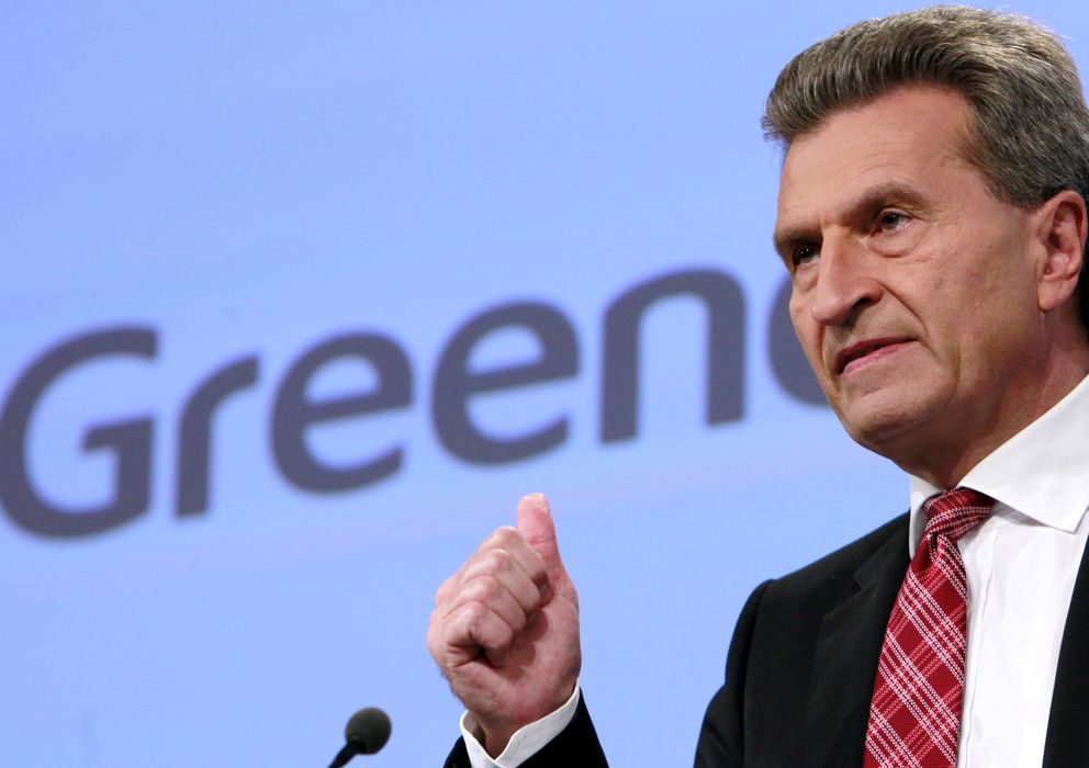 Foto: El comisario europeo de Energía, Günter Oettinger (EFE)