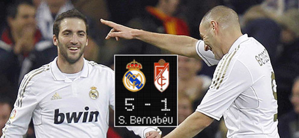 Foto: El Real Madrid golea al Granada con la ley del mínimo esfuerzo, pero Ronaldo no lo celebra