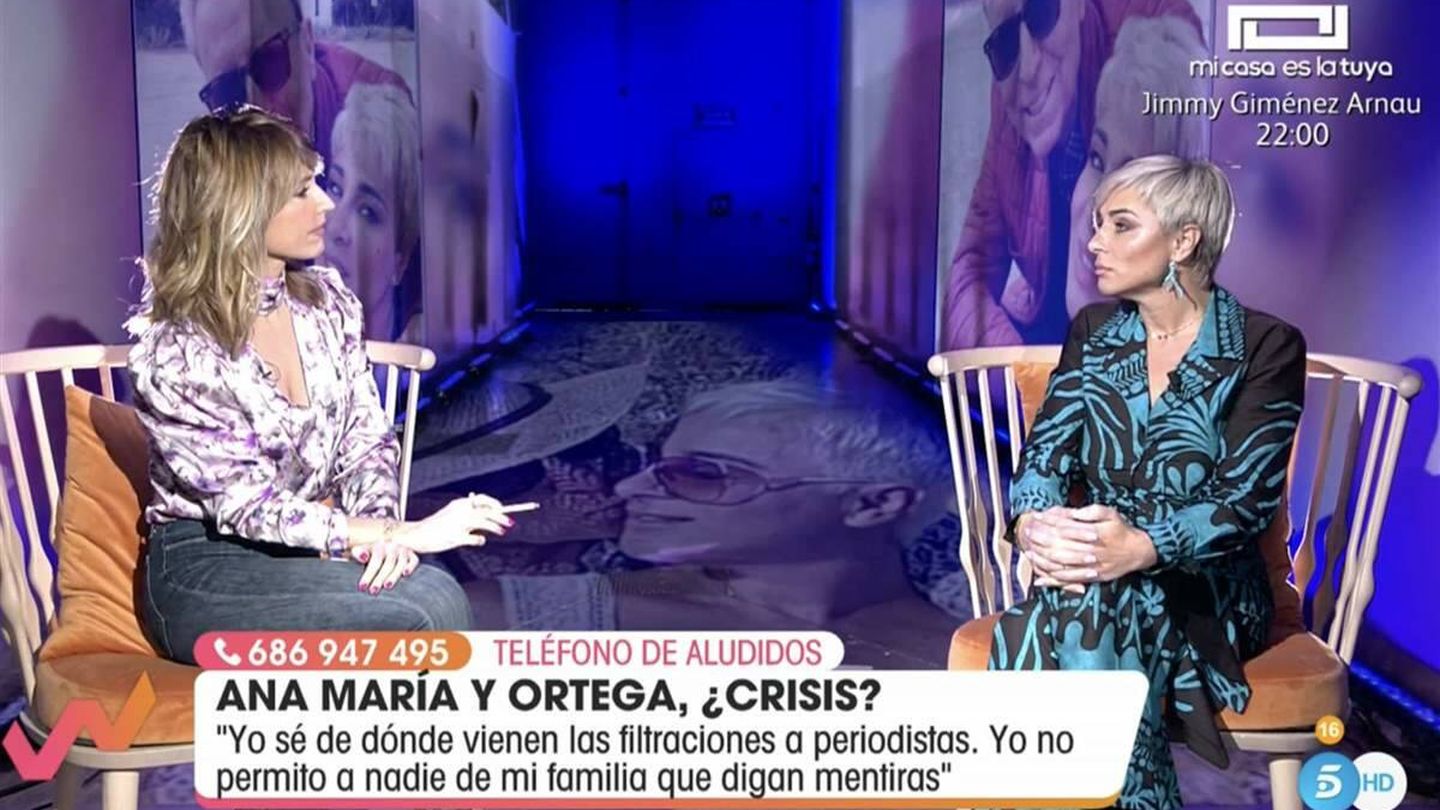 Emma García y Ana María Aldón. (Telecinco).