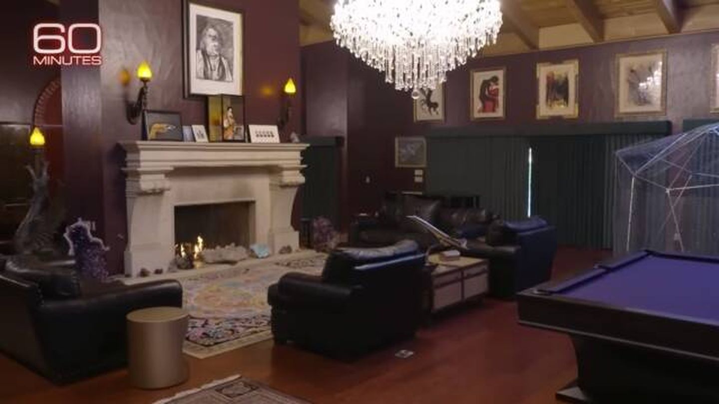 Una imagen de la vivienda de Nicolas Cage. (60 Minutes)