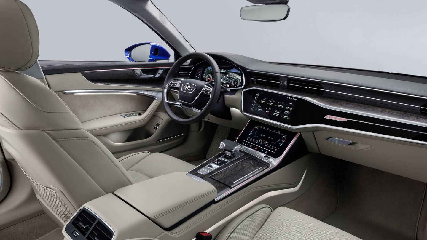 El interior del Audi A6 Avant.