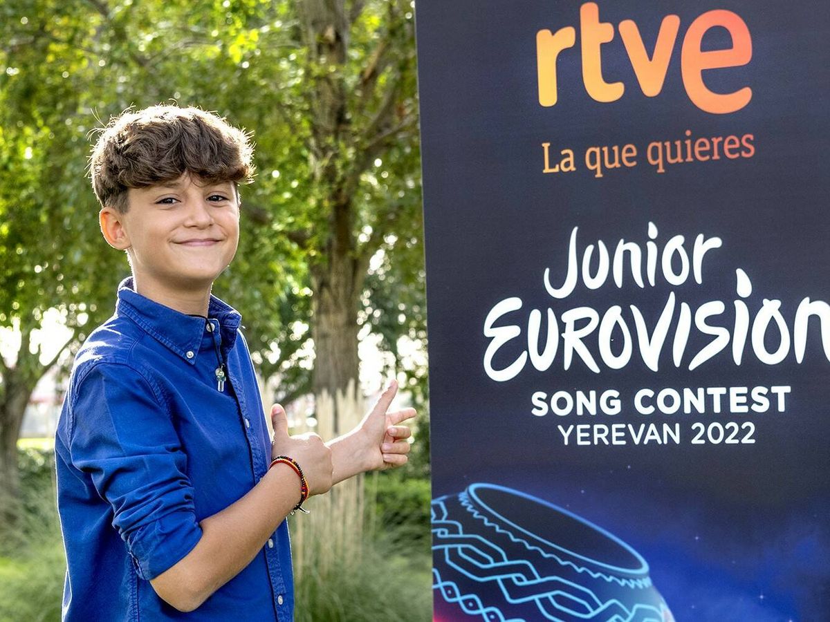 Foto: Carlos Higes, representante de España en Eurovisión Junior 2022. (TVE)