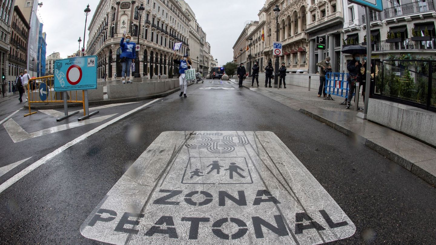 Zona peatonal en el centro de Madrid (EFE/R.Jiménez)