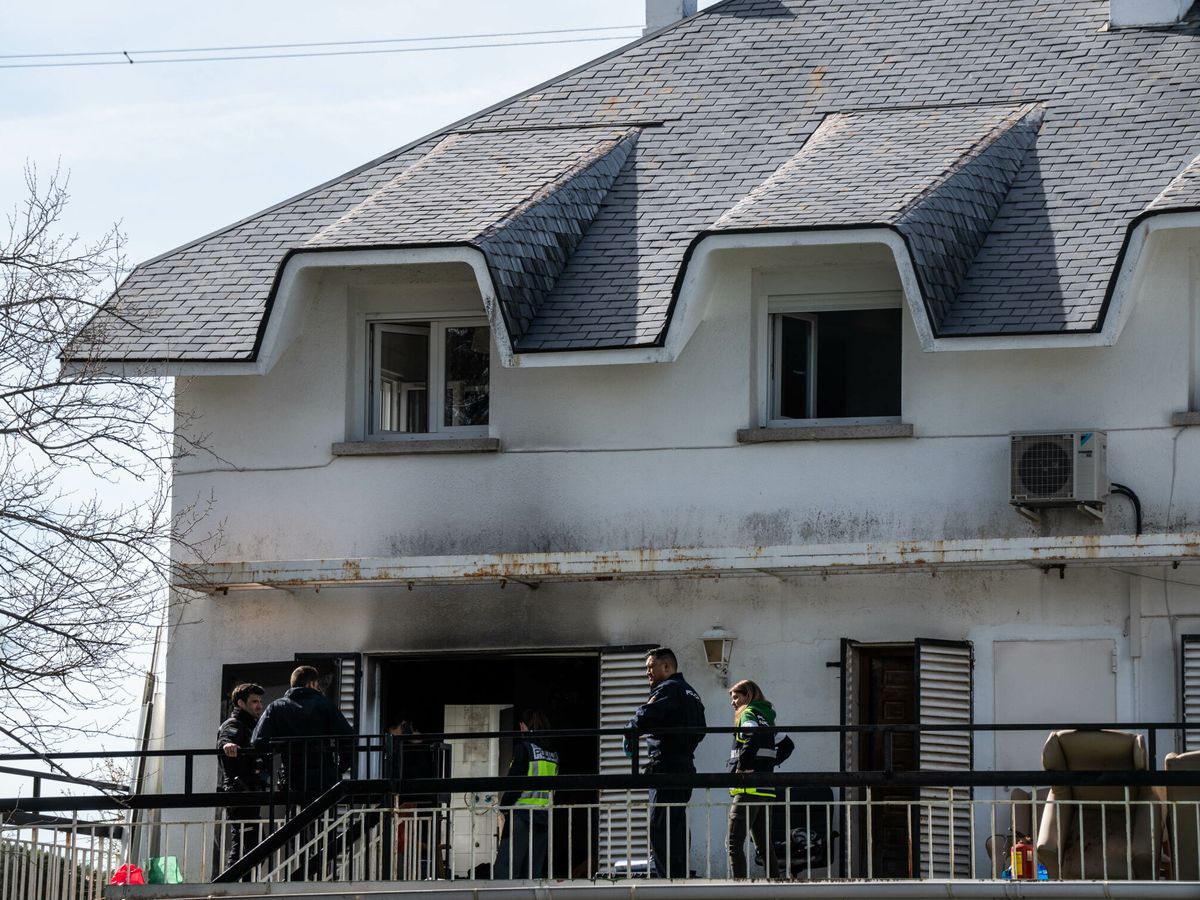 Foto: La residencia de mayores incendiada en Aravaca. (Europa Press/Matías Chiofalo)