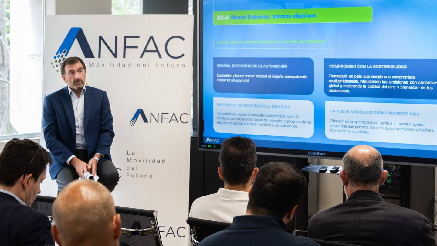 José López-Tafall, director general de Anfac, en la presentación del informe anual.