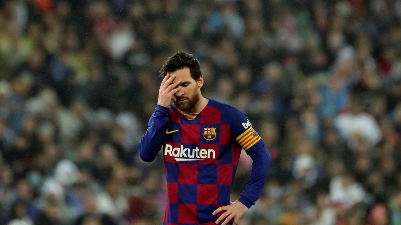 Foto: Leo Messi, este domingo por la noche, en el Bernabéu. (EFE)