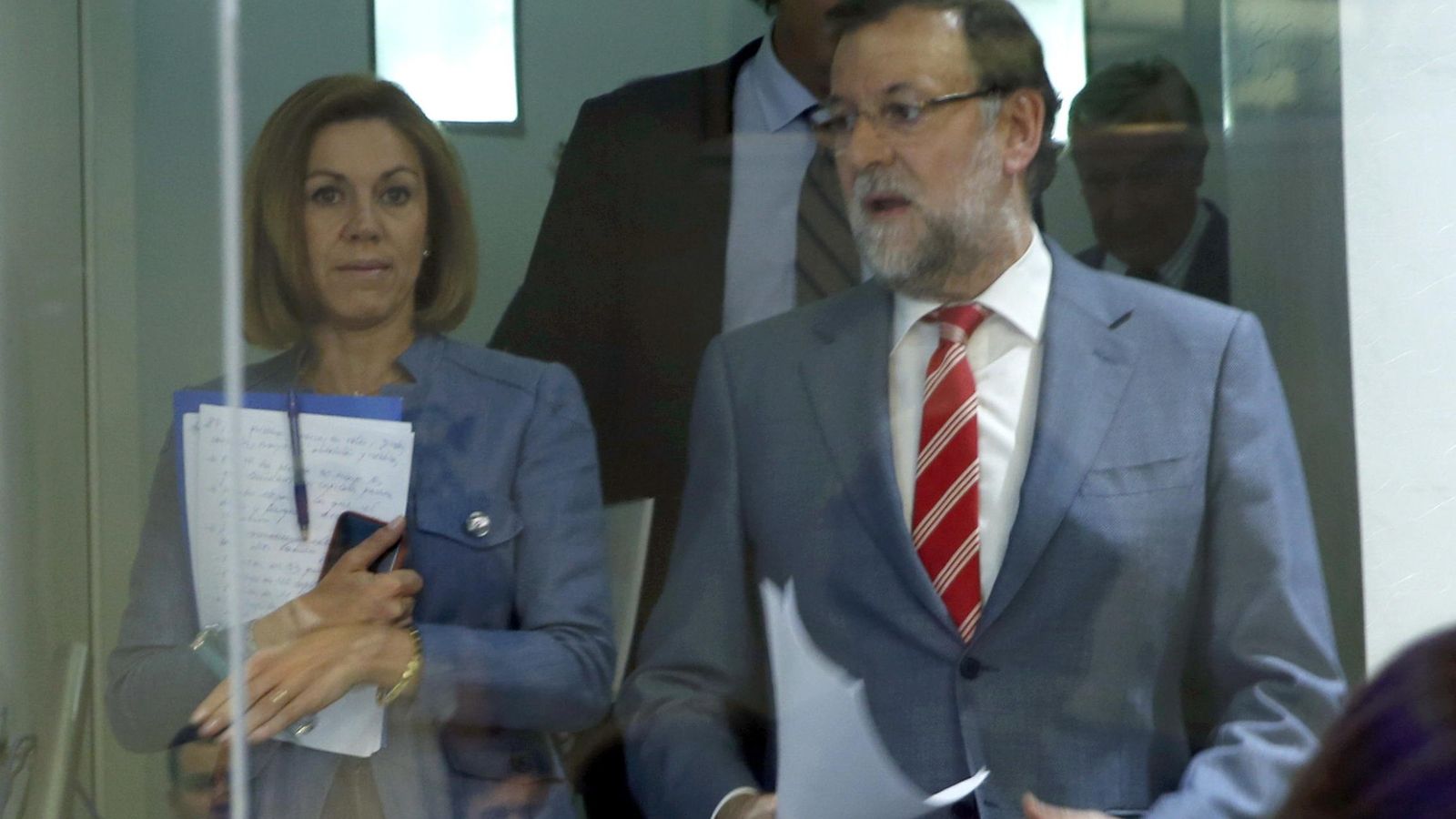 Foto: Rajoy, en la rueda de prensa en la que aseguró que el PP no cambiará nada tras las elecciones. (EFE)