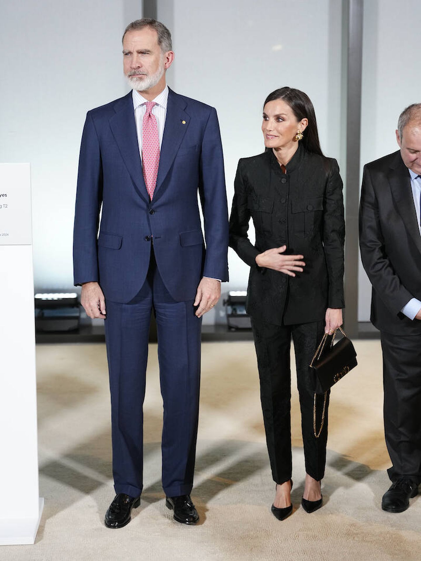 Felipe VI y Letizia presiden la inauguración de la Torre Puig T-2 en Barcelona. (LP)