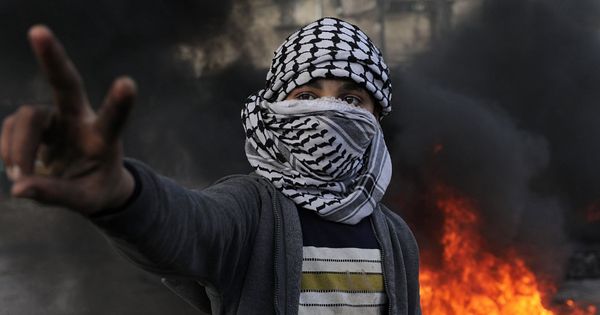 Foto: Protestas contra Trump e Israel en Gaza este viernes. (EFE)