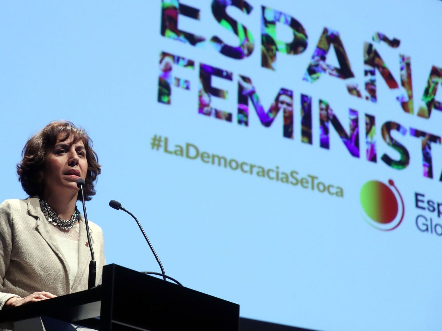 La secretaria de Estado de España Global, Irene Lozano, el pasado 26 de noviembre en Madrid. (EFE)