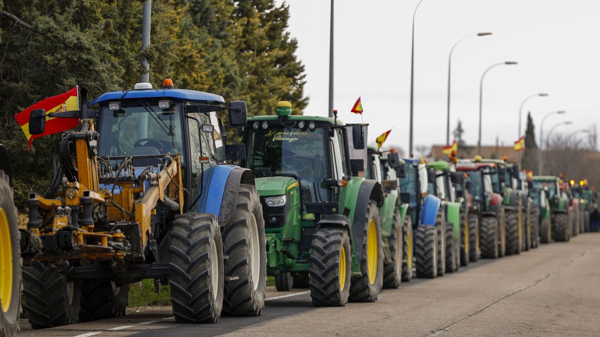 Cortes en las carreteras de Madrid por la huelga de agricultores: así te afectarán los tractores