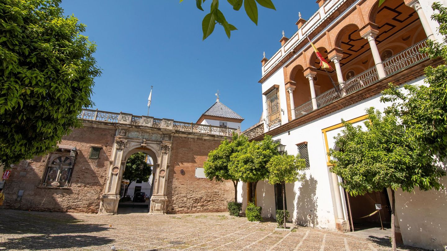 Vista de la entrada del palacio Casa Pilatos de Sevilla. (EFE/Raúl Caro)