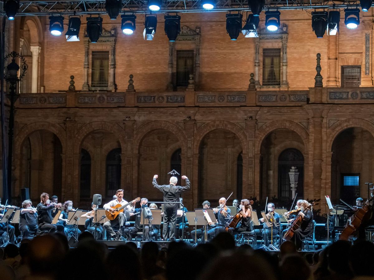 Foto: La Real Orquesta Sinfónica de Sevilla en una imagen de archivo. (EFE/Raúl Caro)