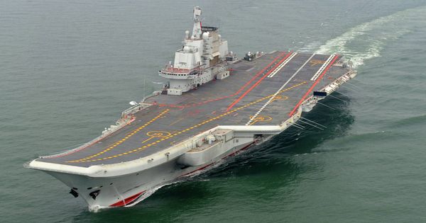 Foto: La cubierta de vuelo del Liaoning, idéntica a la del portaaviones ruso. (Foto: Li Tang, Xinhua)