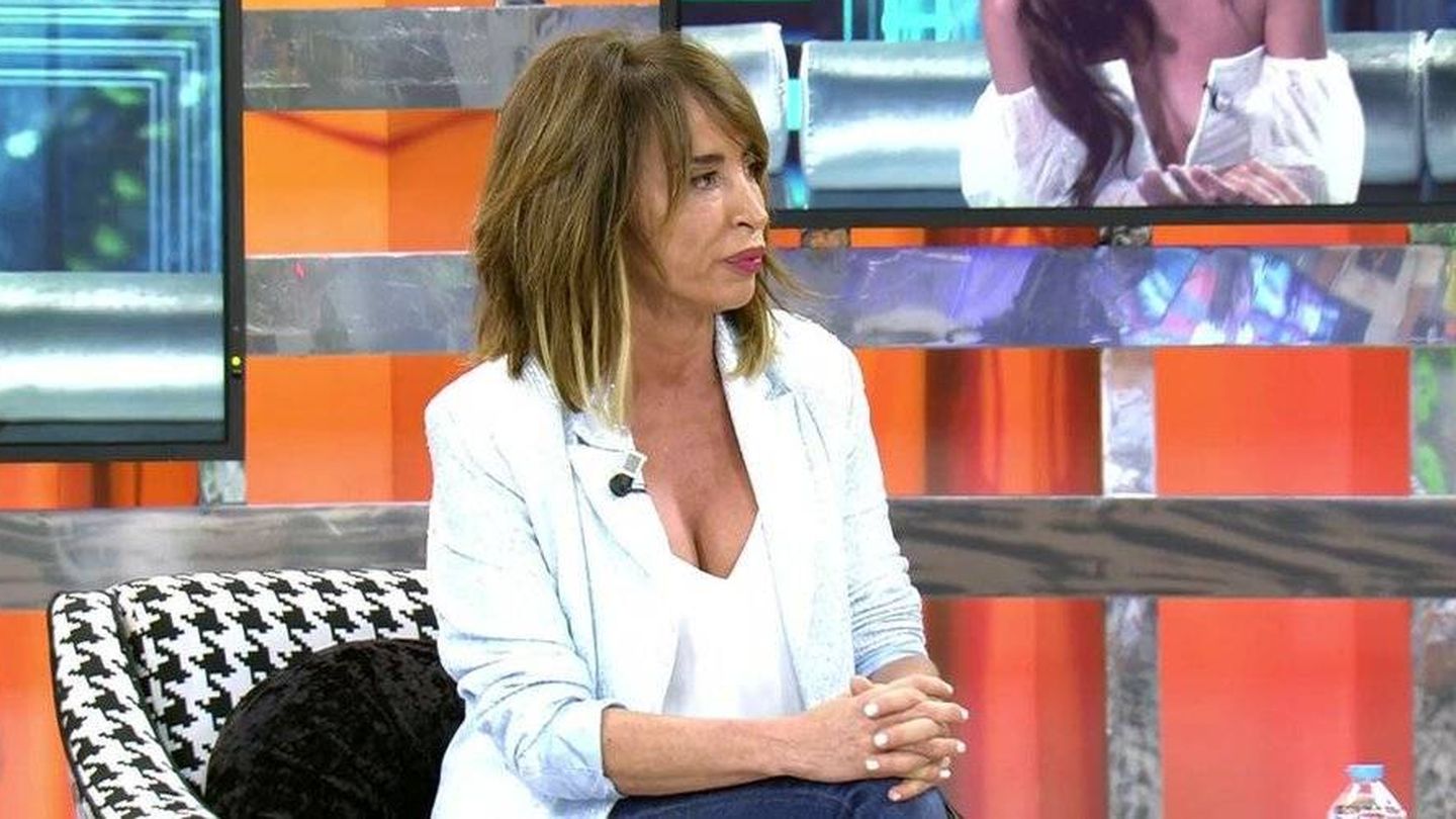 María Patiño, en 'Sálvame'. (Telecinco)