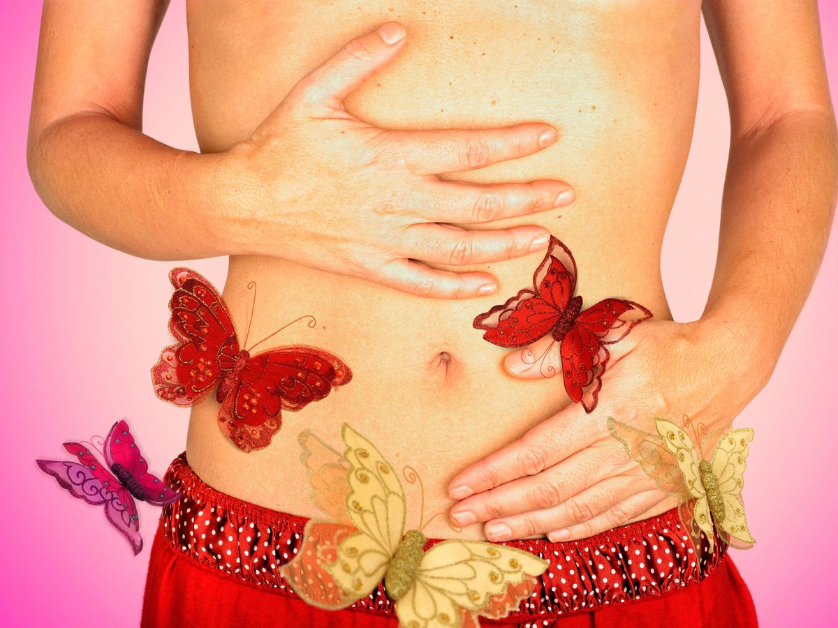 Foto: ¿Mariposas en el estómago? (iStock)
