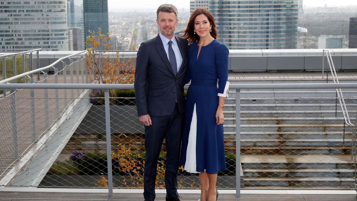 Federico y Mary de Dinamarca, en París. (Reuters)