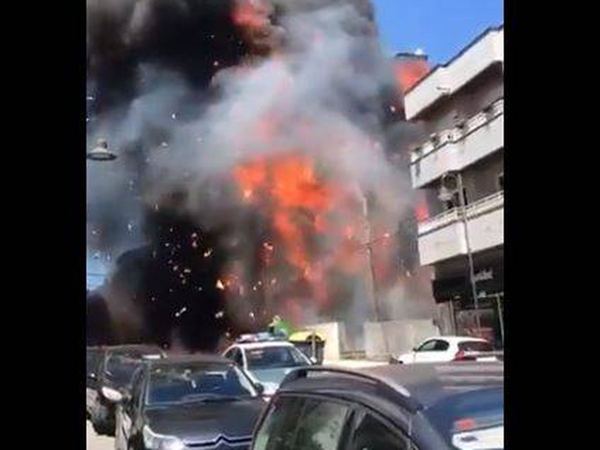 Foto: Incendio en Silleda