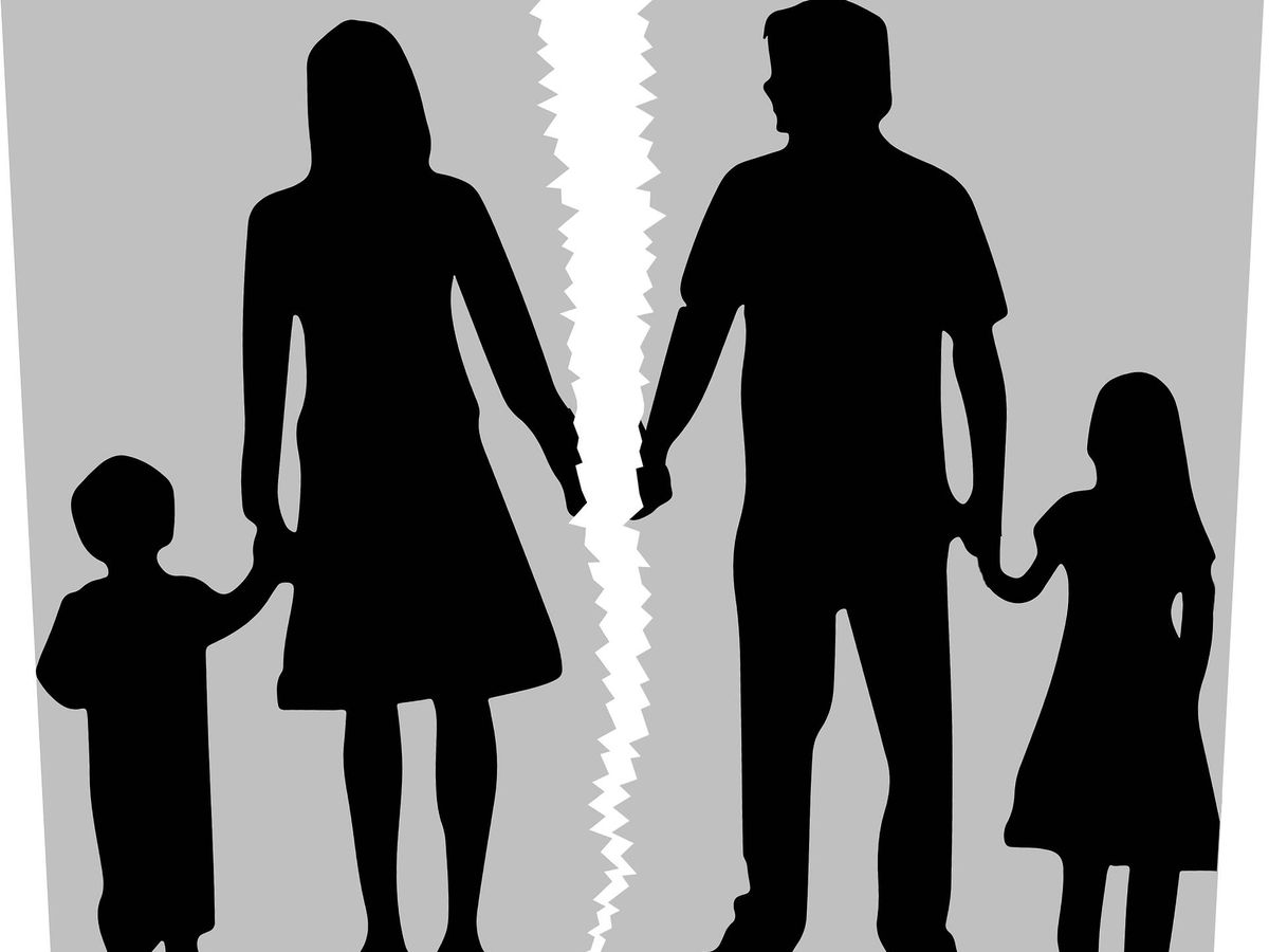 Foto: Divorcio separación padres hijos padre madre. (Pixabay)