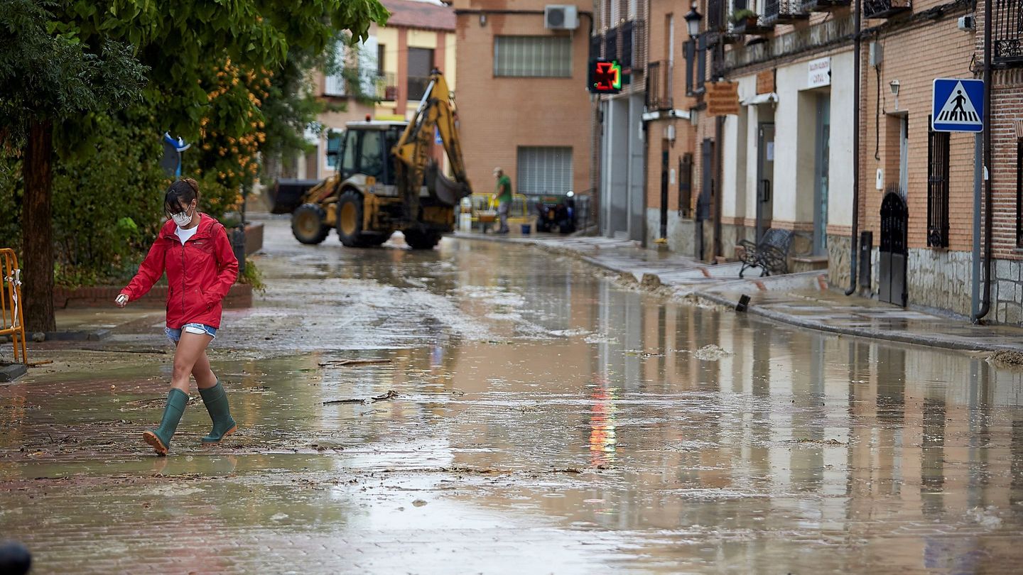Inundaciones en Cebolla, este agosto. (EFE)