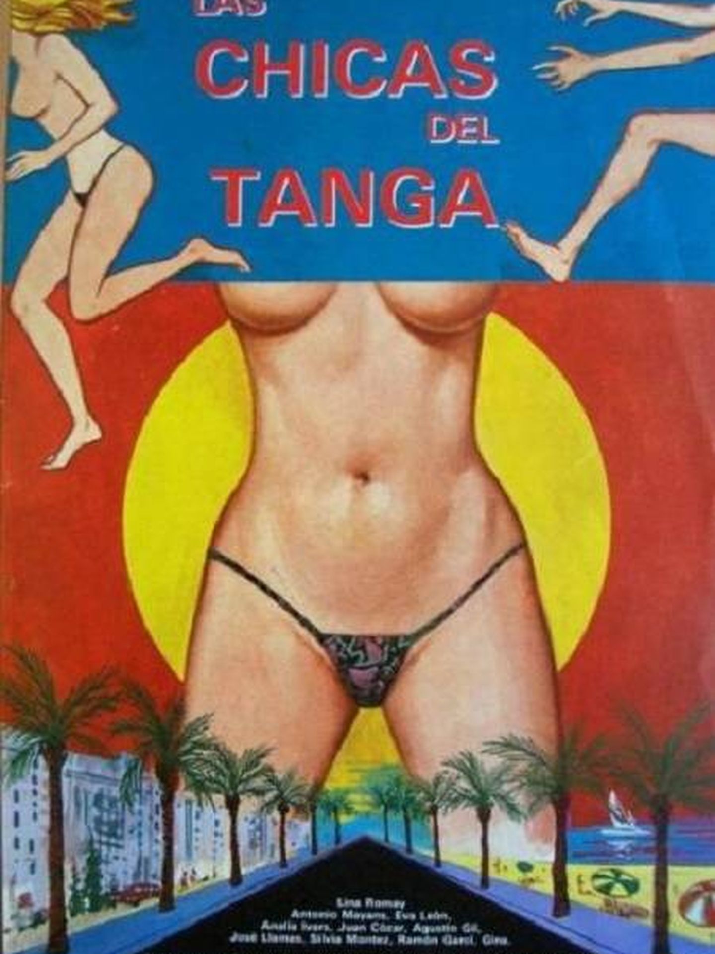 Cartel de 'Las chicas del tanga'.