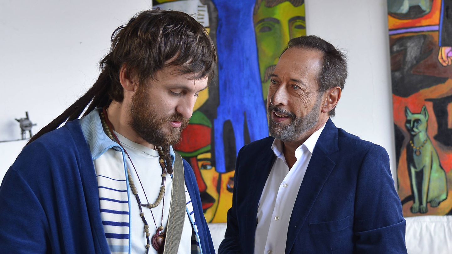 Raúl Arévalo y Luis Brandoni, en 'Mi obra maestra'. (A Contracorriente)