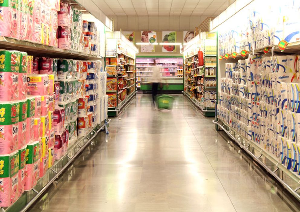 Foto: Un supermercado español (Efe)