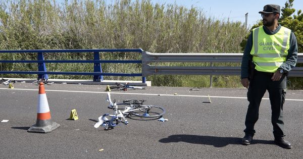 Foto: Imagen del accidente registrado a principios de mayo en Oliva (Valencia). (EFE)